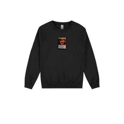 Black front flat lay