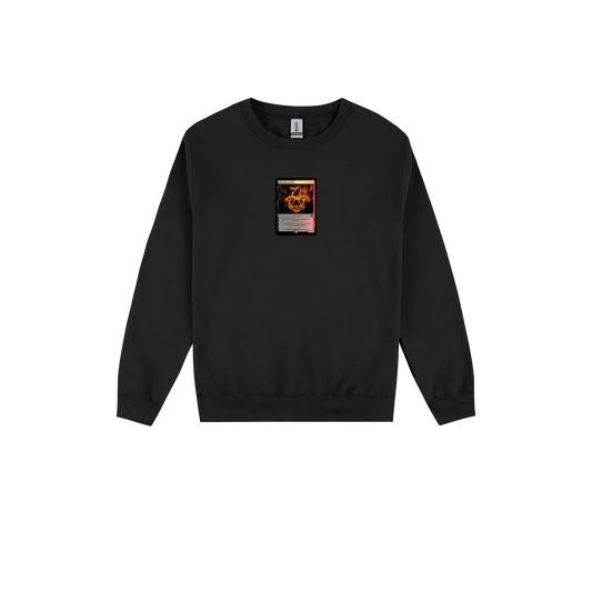 Black front flat lay