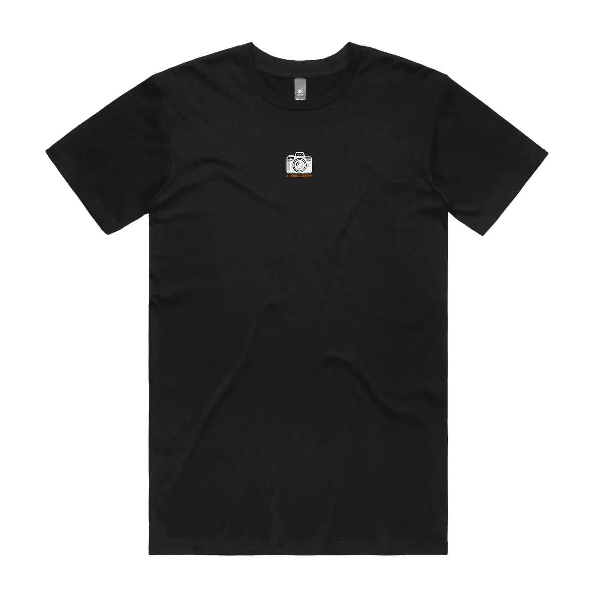 Black front flat lay