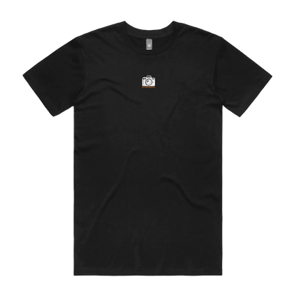 Black front flat lay