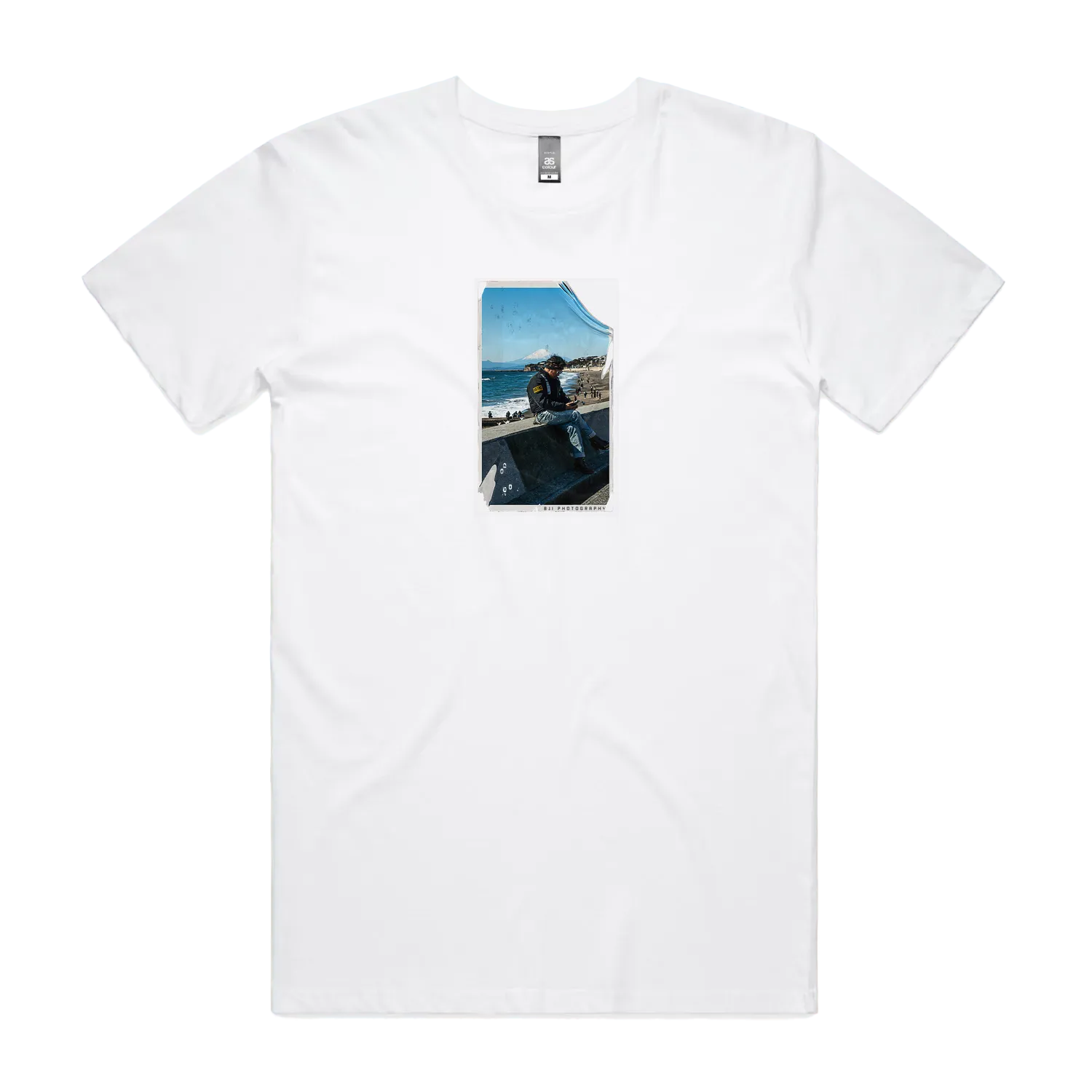 White front flat lay