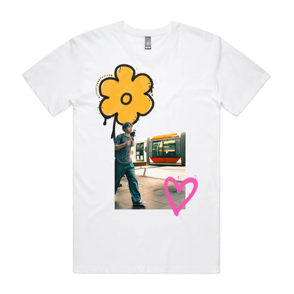 White front flat lay